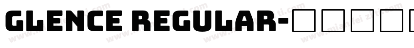 Glence Regular字体转换